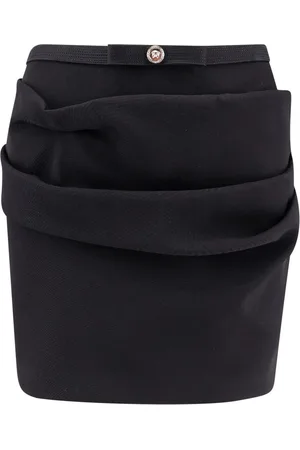VERSACE Responsible Wool Mini Skirt With Medusa Detail