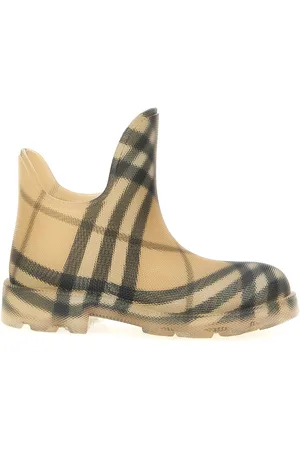Burberry Check Ankle Boots
