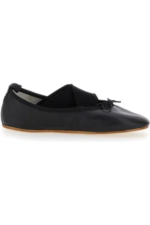 Repetto Gianna Ballet Flats With Elastic Bands In Leather Woman