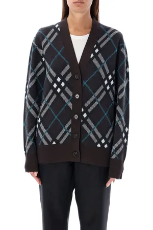 Burberry Checked Cardigan