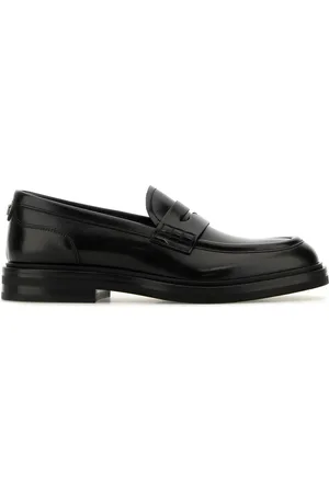 Dolce & Gabbana Black Leather Loafers