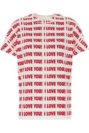 BLUMARINE Printed Cotton T-shirt