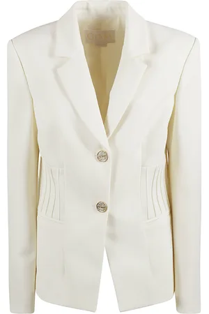 GENNY Stretch Waist Two-buttoned Blazer