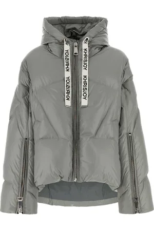 Khrisjoy Grey Nylon Down Jacket