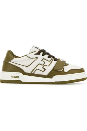 Fendi Two-tone Leather Match Sneakers