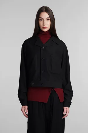 YOHJI YAMAMOTO Casual Jacket In Rayon