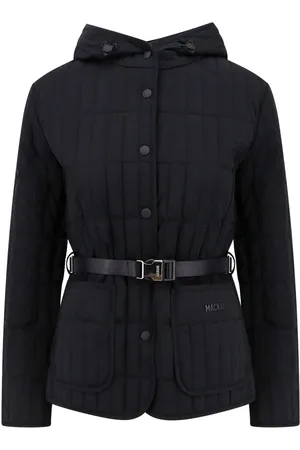 Mackage Padded And Quilted Recycled Nylon Jacket With Belt At Waist
