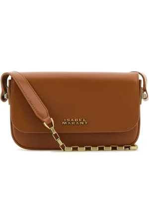 Isabel Marant Caramel Leather Lizza Shoulder Bag