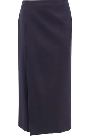 The Row Virgin Wool Midi Skirt
