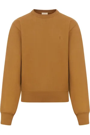 Saint Laurent Cassandre Crew Neck Sweatshirt