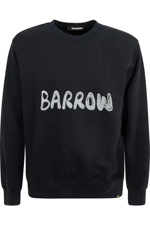 BARROW Logo Print Ribbed Sweatshirt
