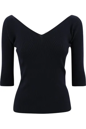 Max Mara V-neck Half-sleeved Jumper