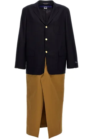 JUNYA WATANABE Two-material Single-breasted Coat