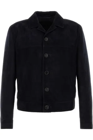 Prada Midnight Blue Suede Jacket