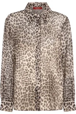 Max Mara Valzer Printed Silk Shirt