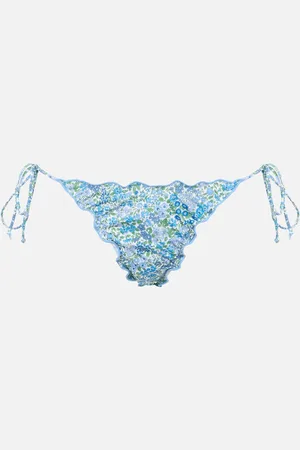 MC2 SAINT BARTH Woman Joanna Luise Cheeky Swim Briefs Miami Made With Liberty Fabric
