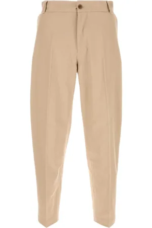 Maison Kitsuné Beige Cotton Pant
