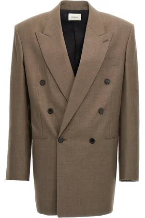 Saint Laurent Double-breasted Wool Blazer