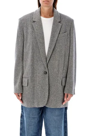 Marant Etoile Embroidered Wool Blend Cikaito Blazer
