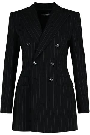 Dolce & Gabbana Double-breasted Pinstriped Blazer