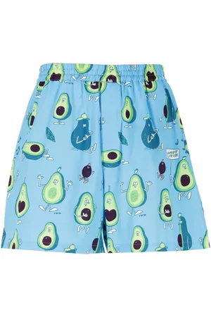 JUNYA WATANABE Graphic-printed Elasticated Waistband Shorts