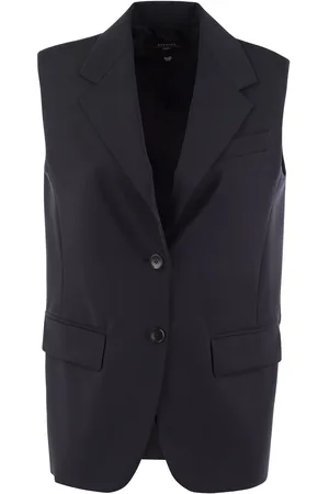 Max Mara Single-breasted Sleeveless Gilet