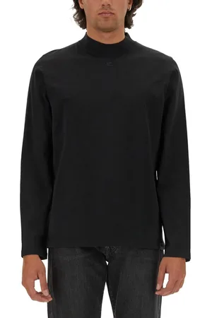 Courrèges Logo Embroidered Long-sleeve T-shirt
