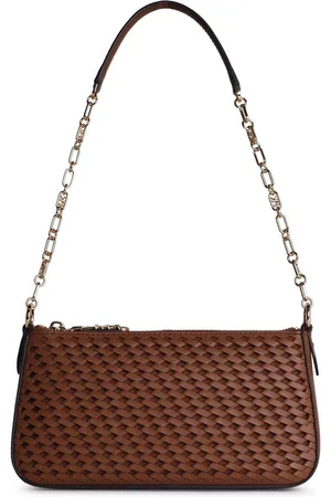Michael Kors Empire Medium Woven Chainlink Pochette