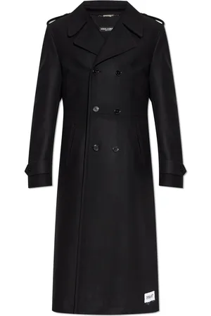 Dolce & Gabbana Double Breasted Straight Hem Coat