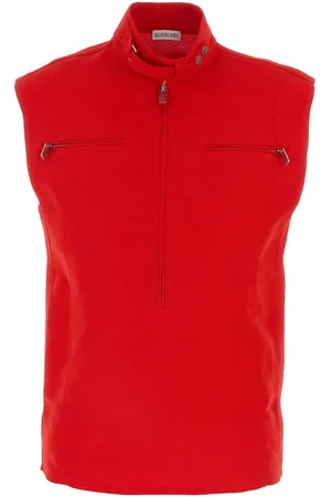 Burberry Red Canvas Vest
