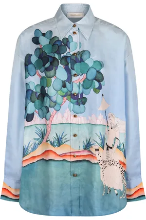 ZIMMERMANN Printed Silk Shirt