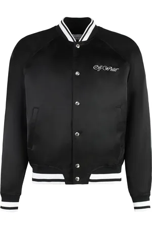 OFF-WHITE Satin Bomber Jacket