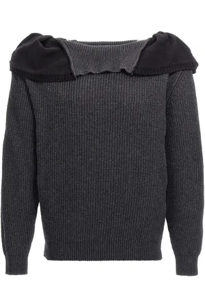 Y / PROJECT Zip Insert High Neck Sweater