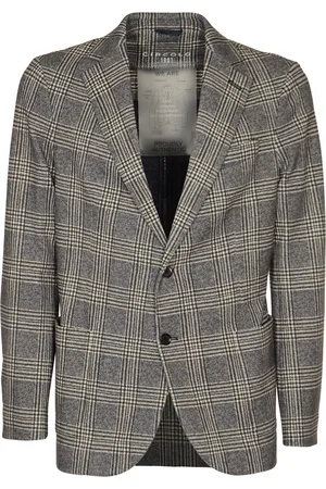 Circolo Check Patter Buttoned Blazer