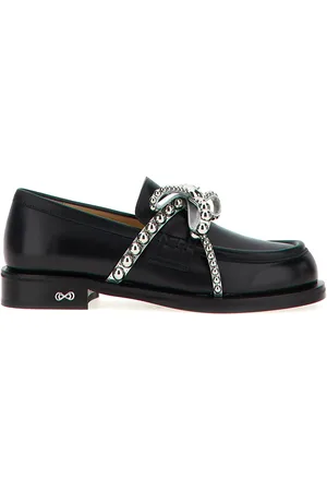 Mach & Mach Crystal Studs Loafers