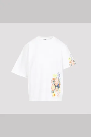 Loewe Embroidered Draped T-shirt