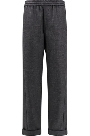 VALENTINO High Waist Straight Leg Trousers