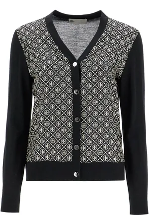 Tory Burch Black Wool Knitwear