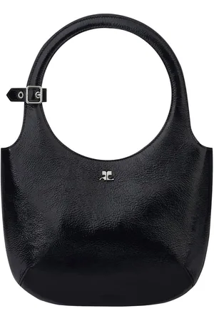 Courrèges Logo Plaque Top Handle Bag