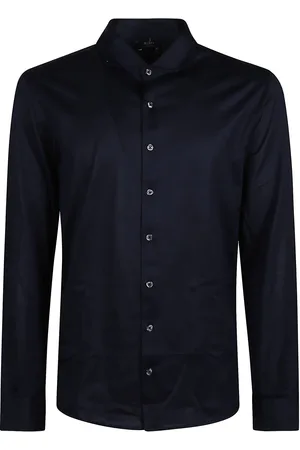 BARBA Straight Hem Buttoned Shirt