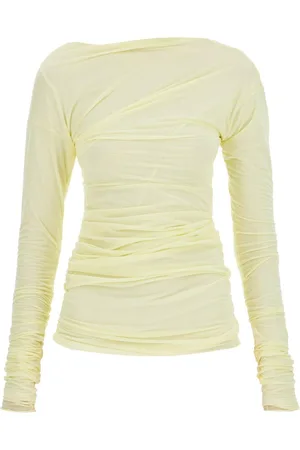 DRIES VAN NOTEN Draped Crewneck T-shirt