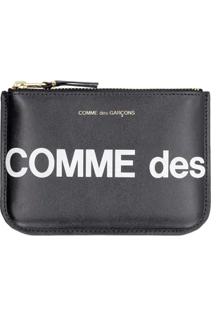 Comme des Garçons Logo Detail Leather Pouch