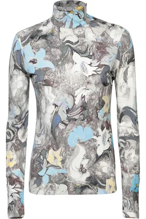 Tory Burch Blue Viscose Top