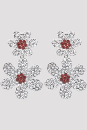 Marni Flower Pendant Earrings