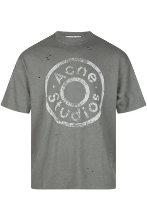 Acne Studios Logo Printed Crewneck T-shirt