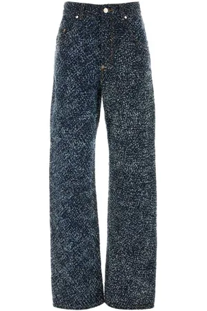 Stella McCartney High-waist Denim Bouclé Jeans