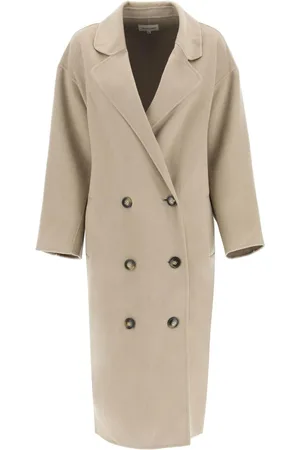 Loulou Studio Borneo Double Breasted Coat