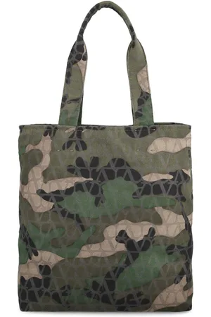 VALENTINO GARAVANI Camouflage-patterned Top Handle Bag