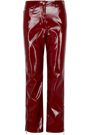 Msgm High-shine Tapered Pants