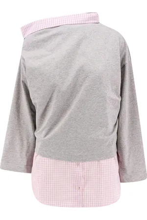DRIES VAN NOTEN Layered Asymmetric Neck Top